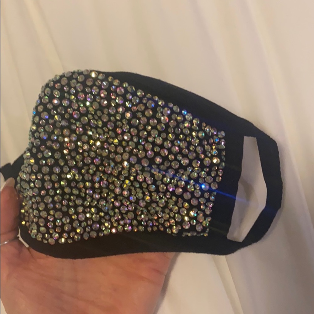 Rhinestone Face Mask - Picture 3 of 5